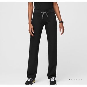 Livingston Black Scrub Pants Figs Medium